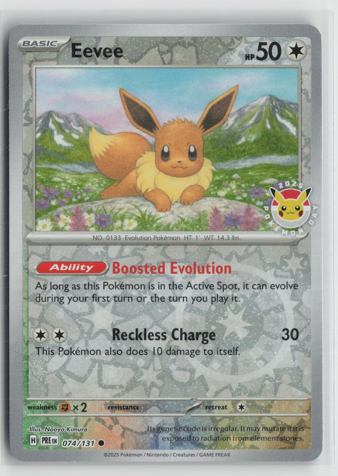 Eevee 074/131 Holo Promo Miscellaneous Cards & Products Pokemon NM