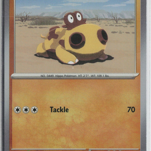Hippopotas 052/131 Master Ball Prismatic Evolutions Pokemon NM0
