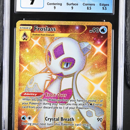 Froslass 226/203 Secret Rare Holo Evolving Skies Pokemon CGC 9 Mint0