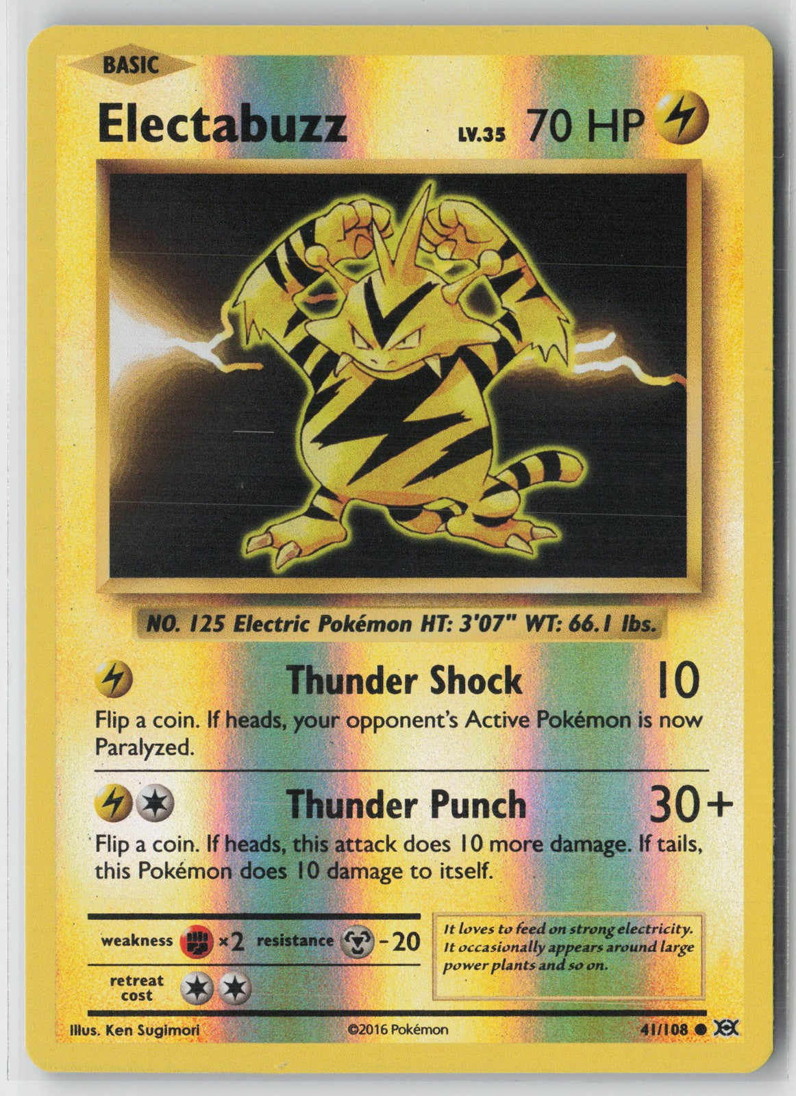 Electabuzz Common XY - Evolutions 41/108 NM