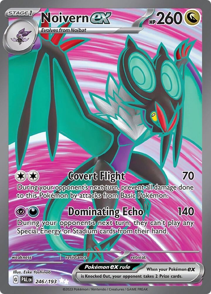 Noivern ex 246/193 Paldea Evolved PAL Ultra Rare near mint 246 Pokemon 2023