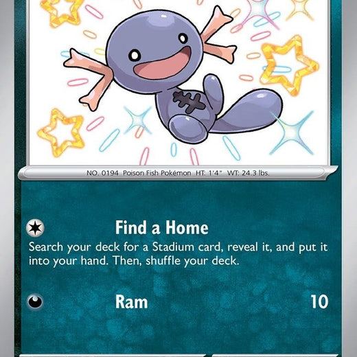 Paldean Wooper 180/091 Paldean Fates PAF Shiny Rare Near Mint Pokemon 2024