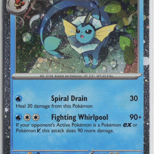 Vaporeon (Cosmos Holo) 168 Holo Promo Scarlet & Violet Promo Pokemon NM0