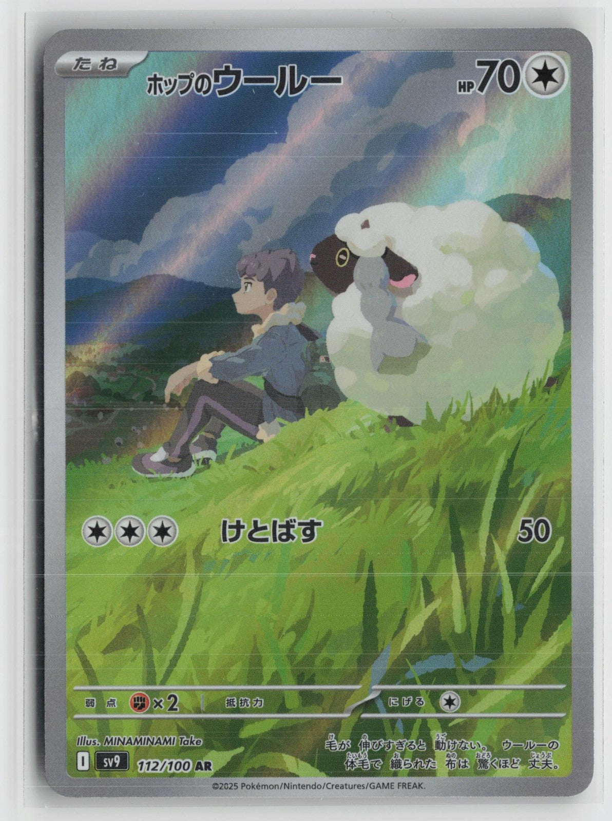 Hop's Wooloo 112/100 Art Rare Battle Partners Pokemon Japanese NM