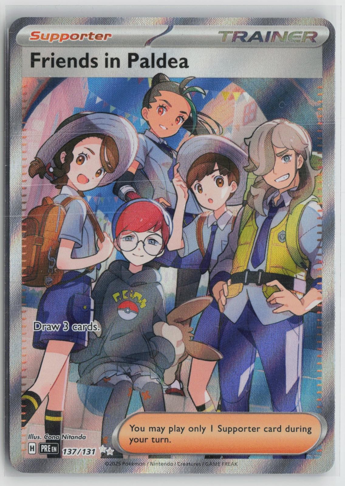 Friends in Paldea 137/131 Ultra Rare Prismatic Evolutions Pokemon NM
