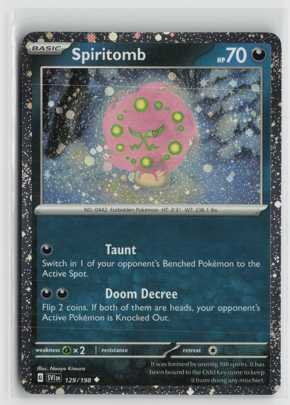 Spiritomb 129/198 Holo Uncommon Miscellaneous Cards & Products Pokemon NM