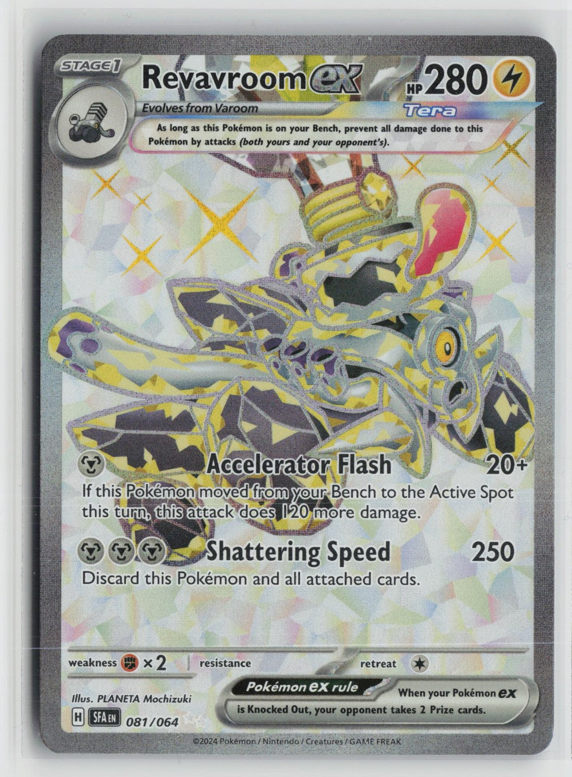Revavroom ex 081/064 Ultra Rare Shrouded Fable Pokemon NM