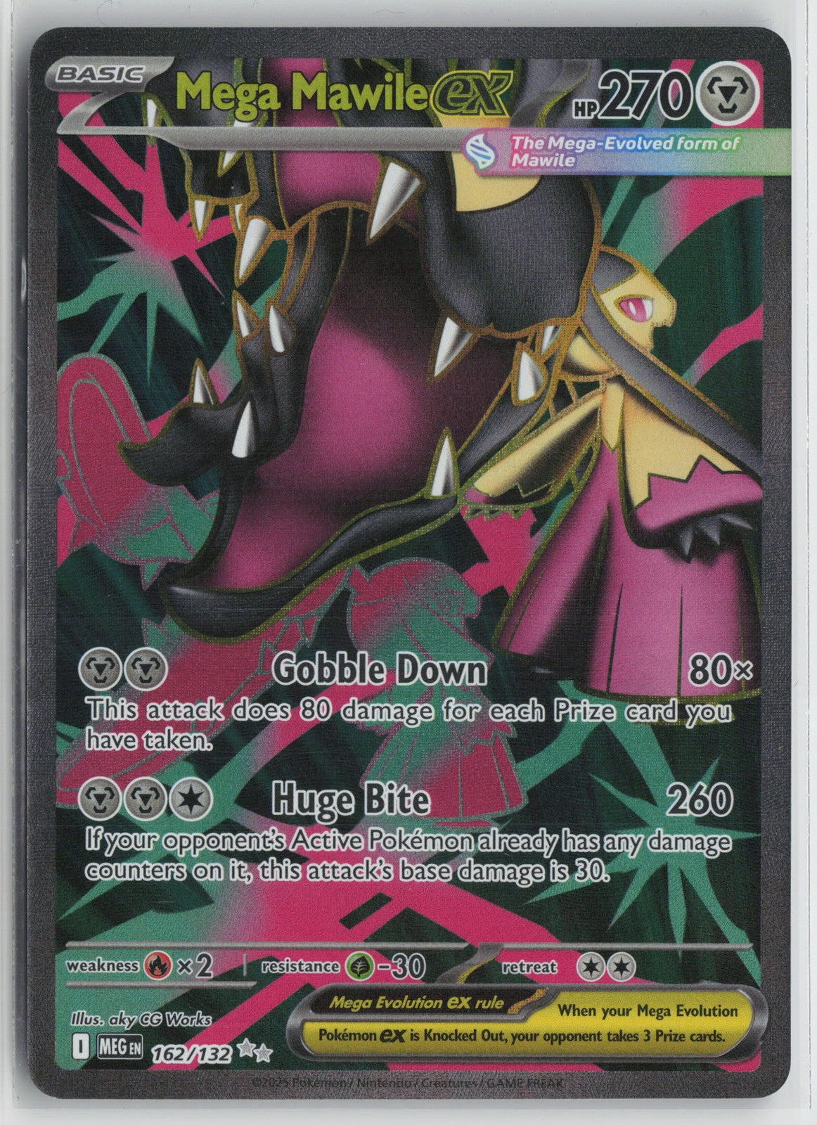Mega Mawile ex - Ultra Rare ME01: Mega Evolution 162/132 NM