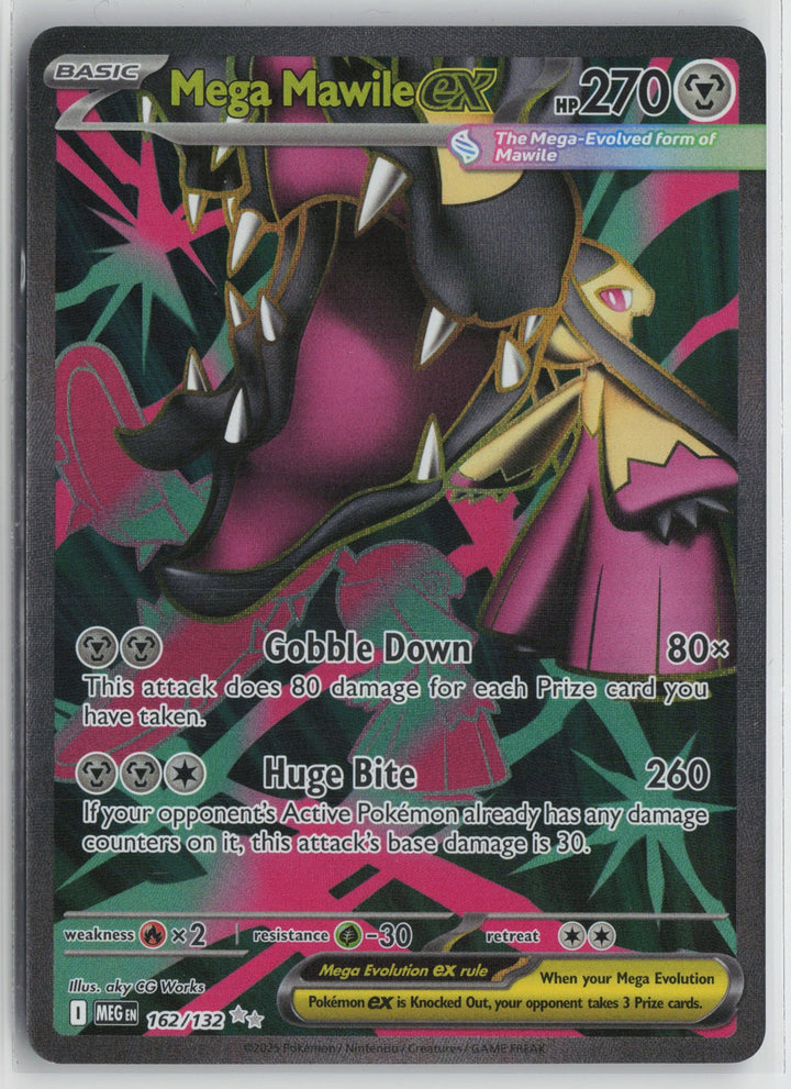 Mega Mawile ex - Ultra Rare ME01: Mega Evolution 162/132 NM0