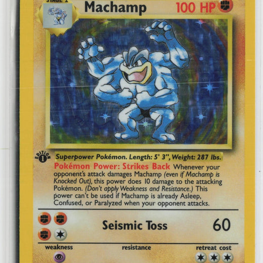 Machamp 8/102 Holo Holo Rare Deck Exclusives Pokemon LP0