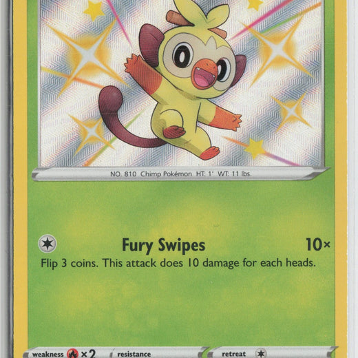 Grookey SV004/SV122 Rare Shiny Shining Fates Shiny Vault Pokemon NM0