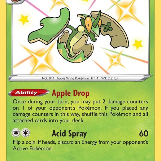 Flapple SV013/SV122 Shining Fates SHF Shiny Rare Near Mint Pokemon 2021