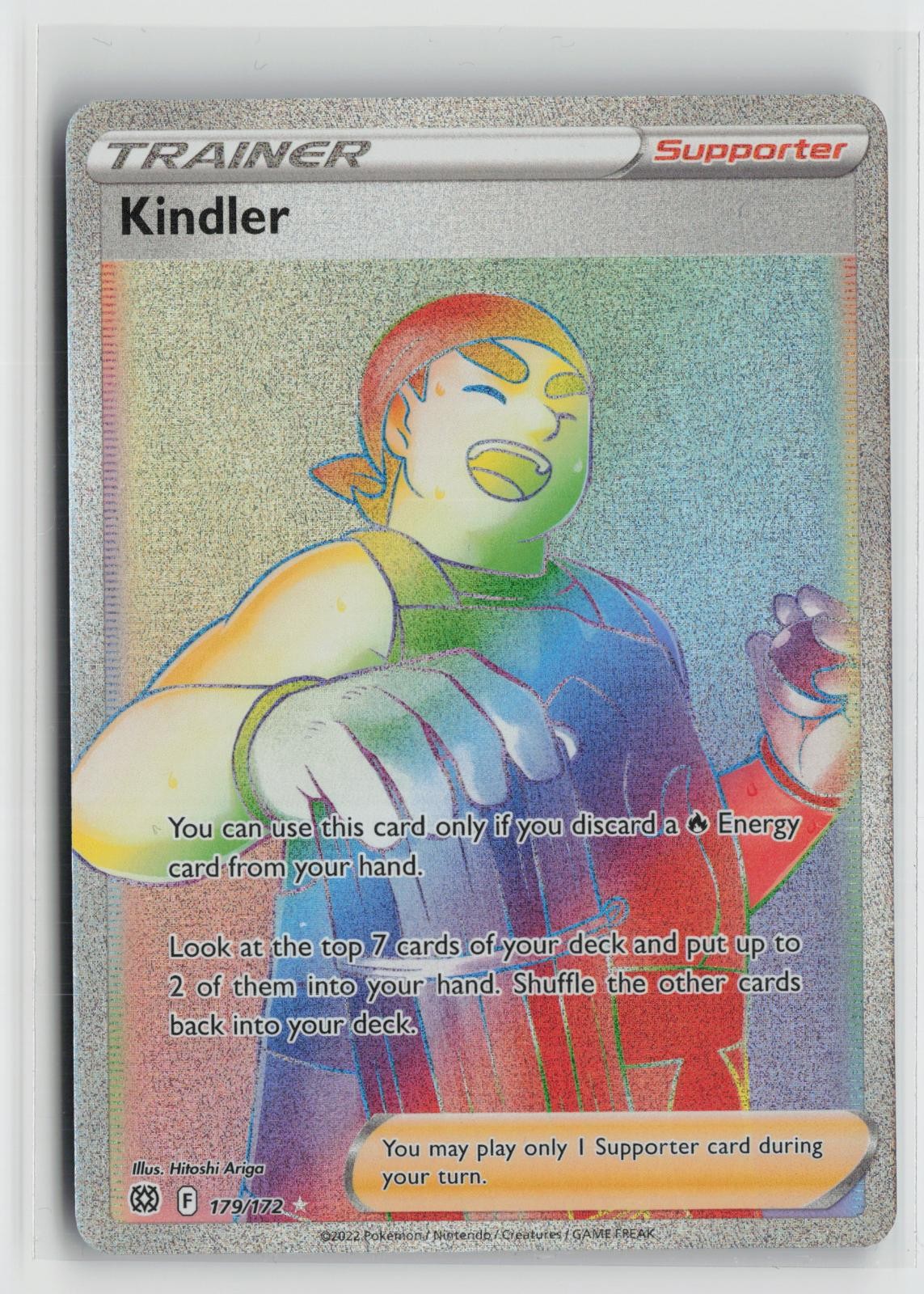 Kindler 179/172 Rainbow Rare Brilliant Stars Pokemon NM