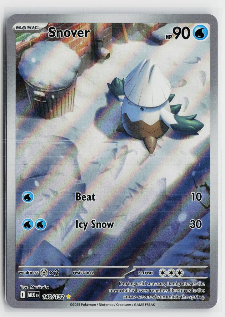 Snover 140/132 Mega Evolution NM IR Holo Pokemon0