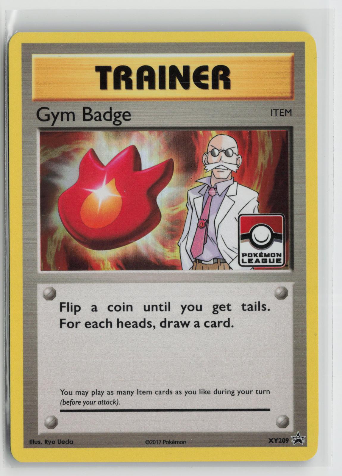 Gym Badge (Blaine) XY209 Holo Promo XY Promo Pokemon NM