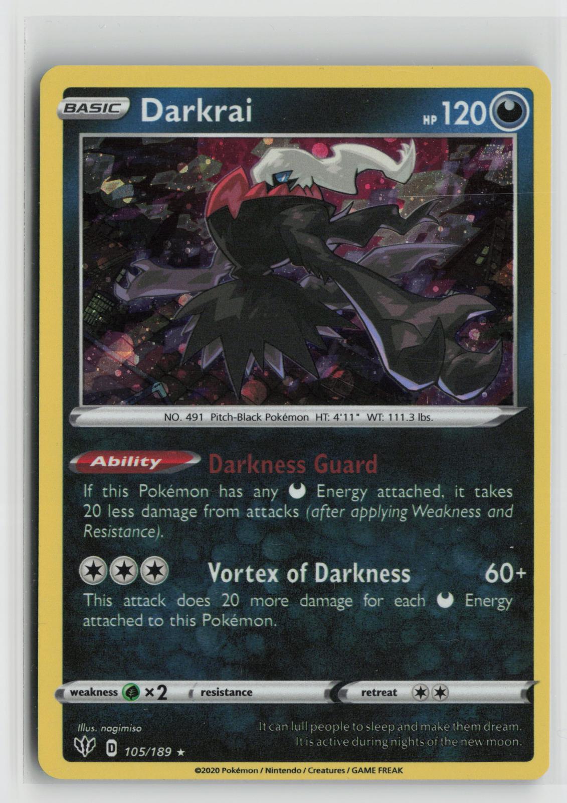 Darkrai (Cosmos Holo) 105/189 Promo Miscellaneous Cards & Products Pokemon NM
