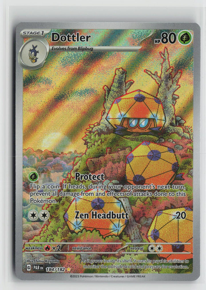 Dottler 184/182 Illustration Rare Paradox Rift Pokemon Holo NM0