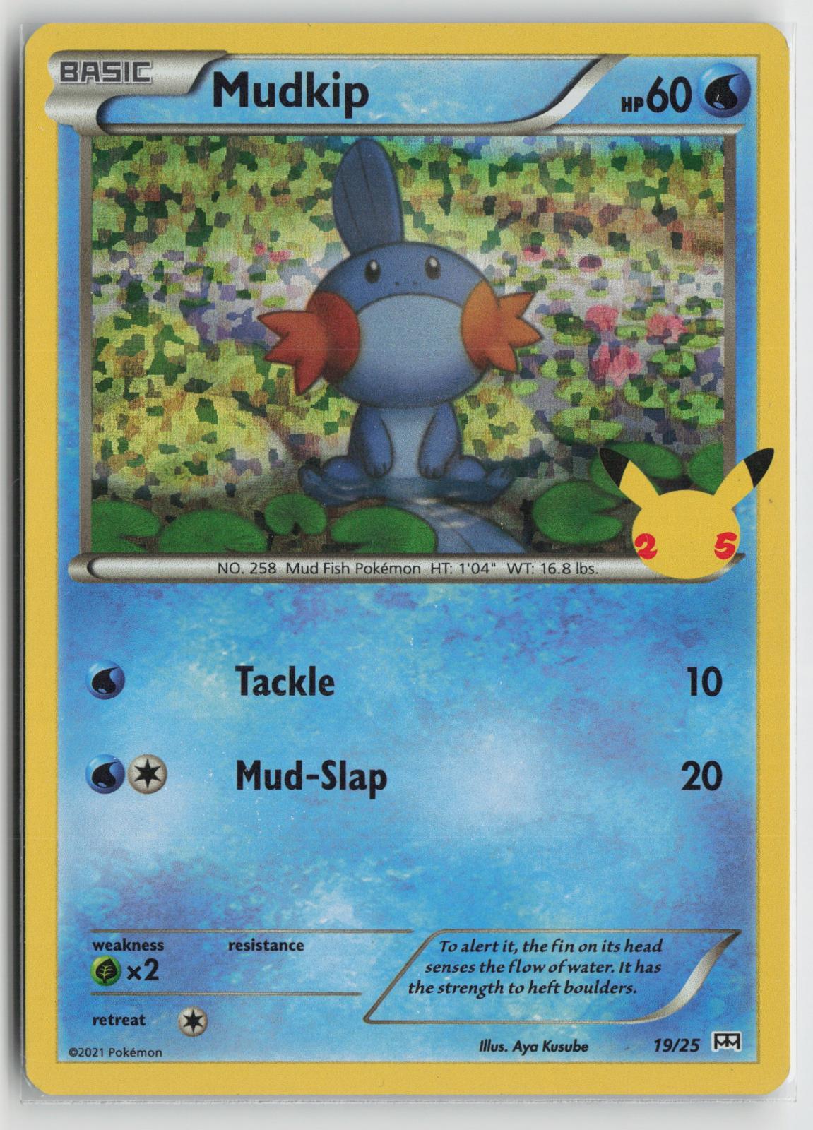 Mudkip 019/025 Promo McDonald's 25th Anniversary Promos Pokemon NM