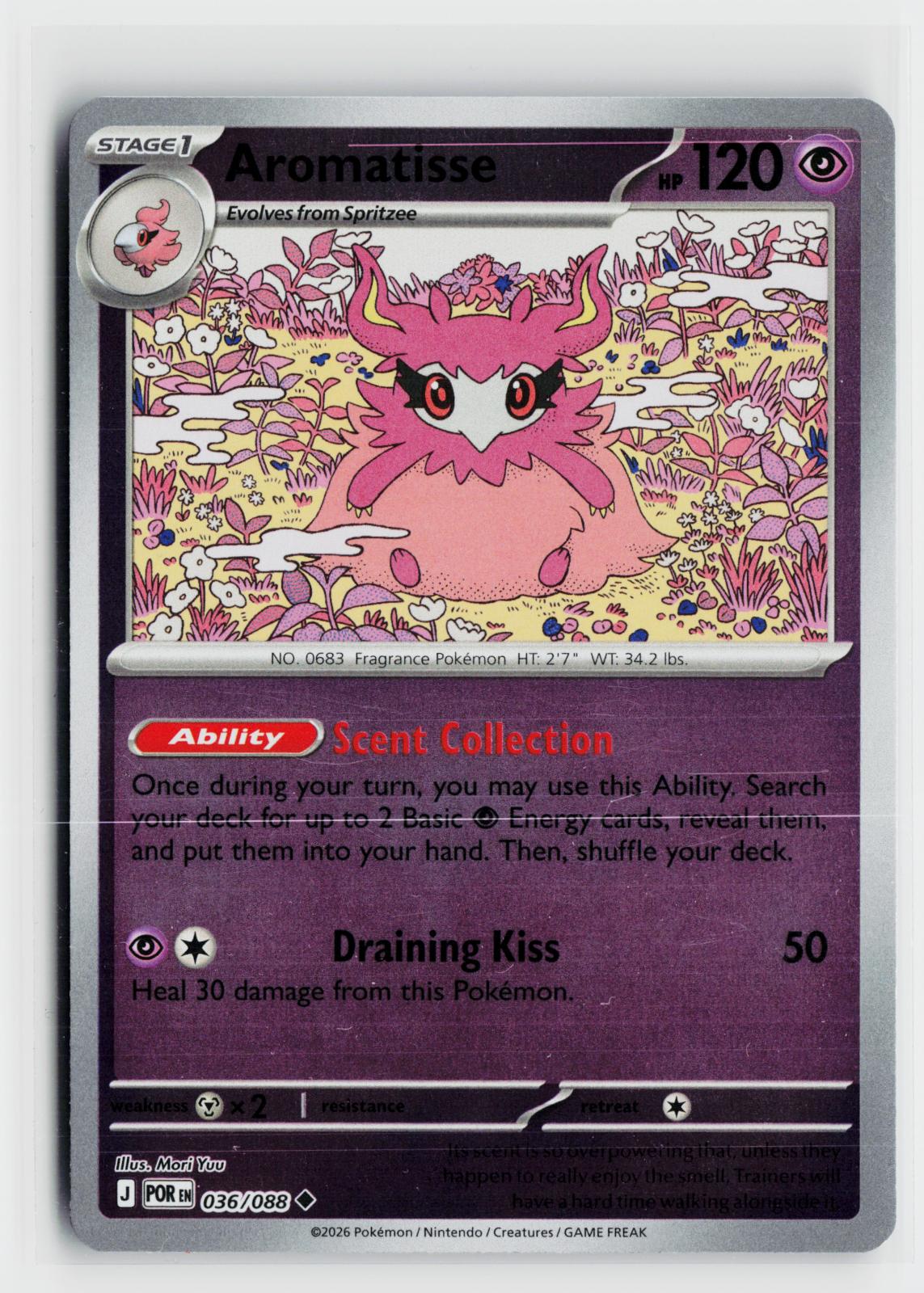 Aromatisse 036/088 Perfect Order NM UC Pokemon