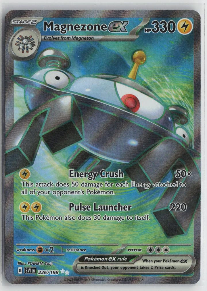 Magnezone ex 226/198 Ultra Rare Scarlet & Violet Pokemon Holo NM0