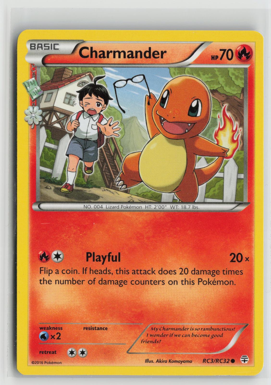 Charmander RC3/RC32 Common Generations Pokemon NM
