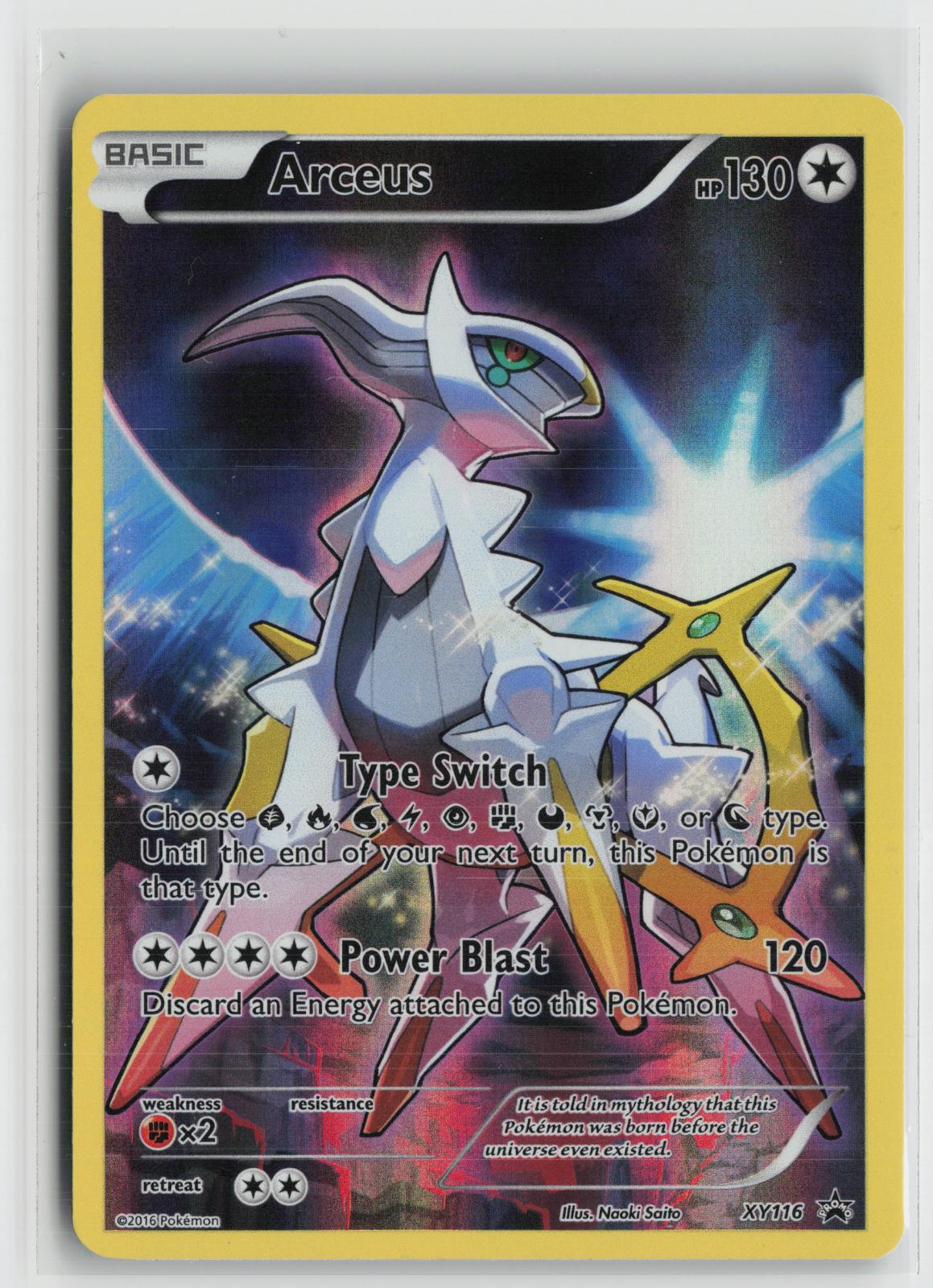 Arceus XY116 Holo Promo XY Promo Pokemon NM