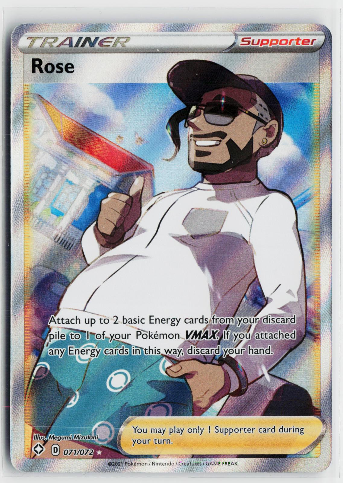 Rose 071/072 Shining Fates NM Ultra Rare Holo Pokemon