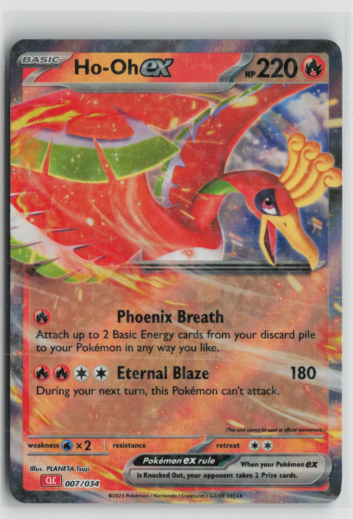 Ho-oh ex 007/034 Holo Classic Collection Trading Card Game Classic Pokemon NM0