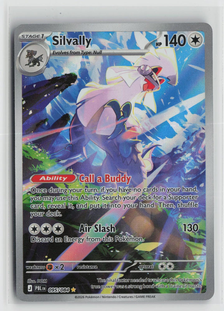 Silvally 095/084 Pitch Black NM Illustration Rare Holo Pokemon0