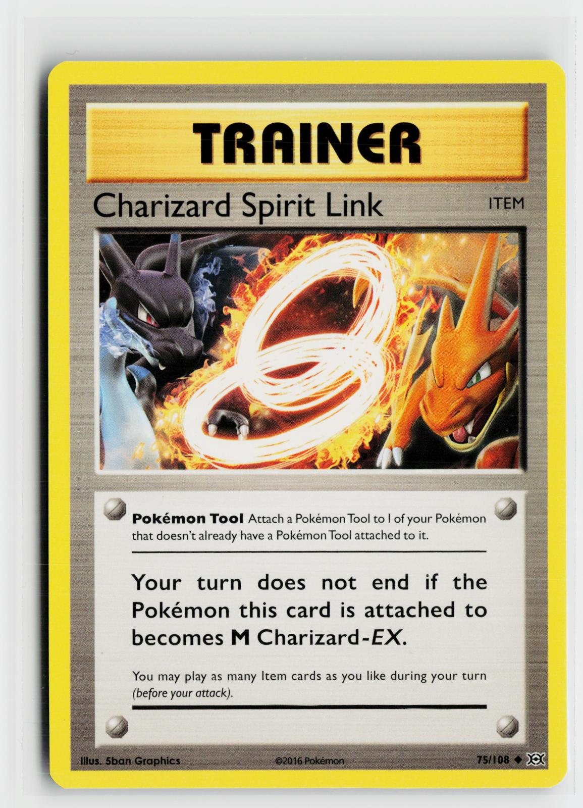 Charizard Spirit Link 75/108 Evolutions NM UC Pokemon