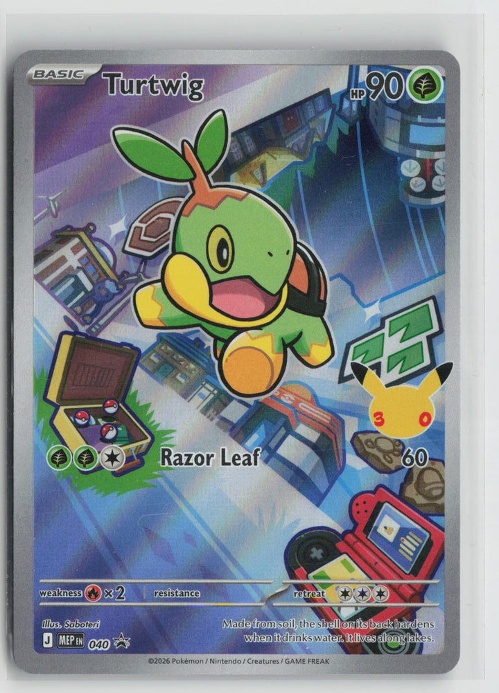 Turtwig 040 Holo Promo ME: Mega Evolution Promo Pokemon NM0