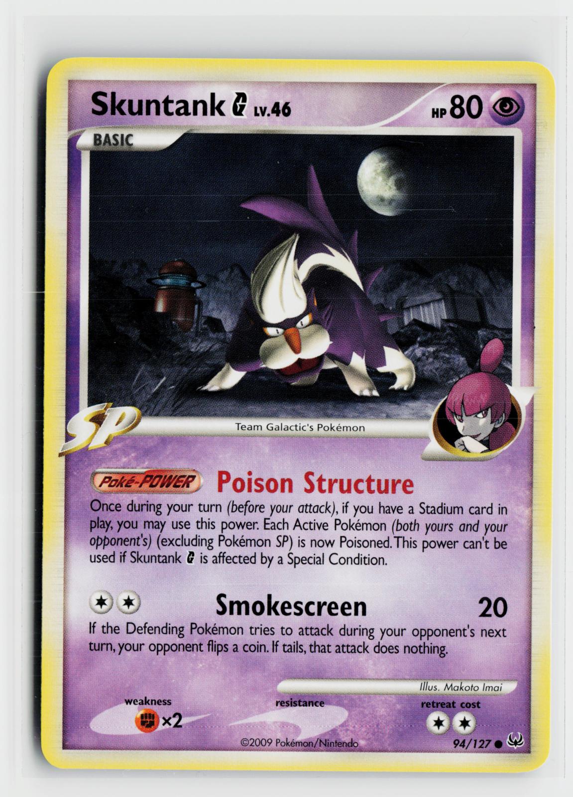 Skuntank G 94/127 Platinum NM C Pokemon