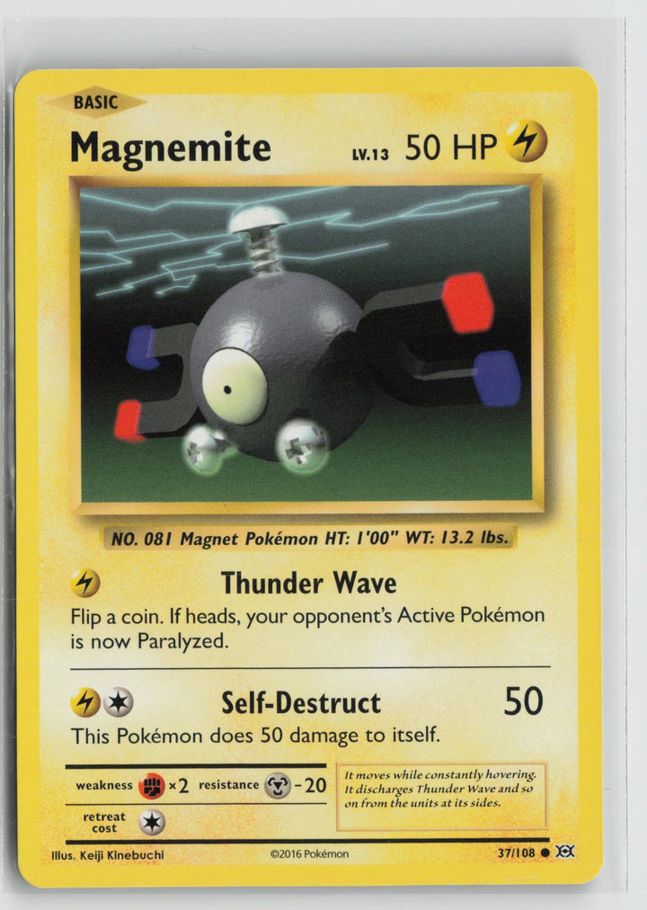 Magnemite 37/108 Common Evolutions Pokemon NM0
