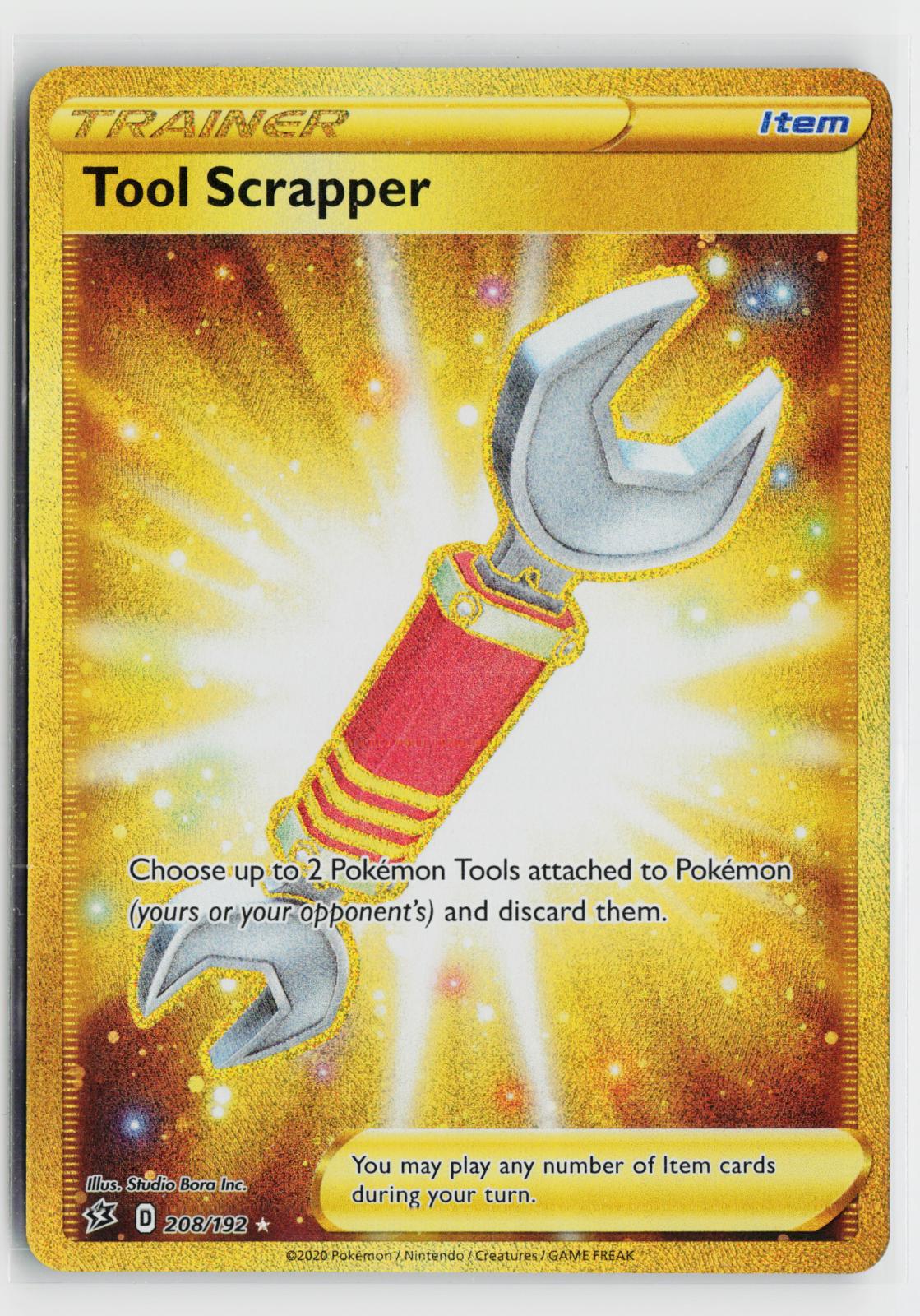 Tool Scrapper 208/192 Rebel Clash NM SEC Holo Pokemon