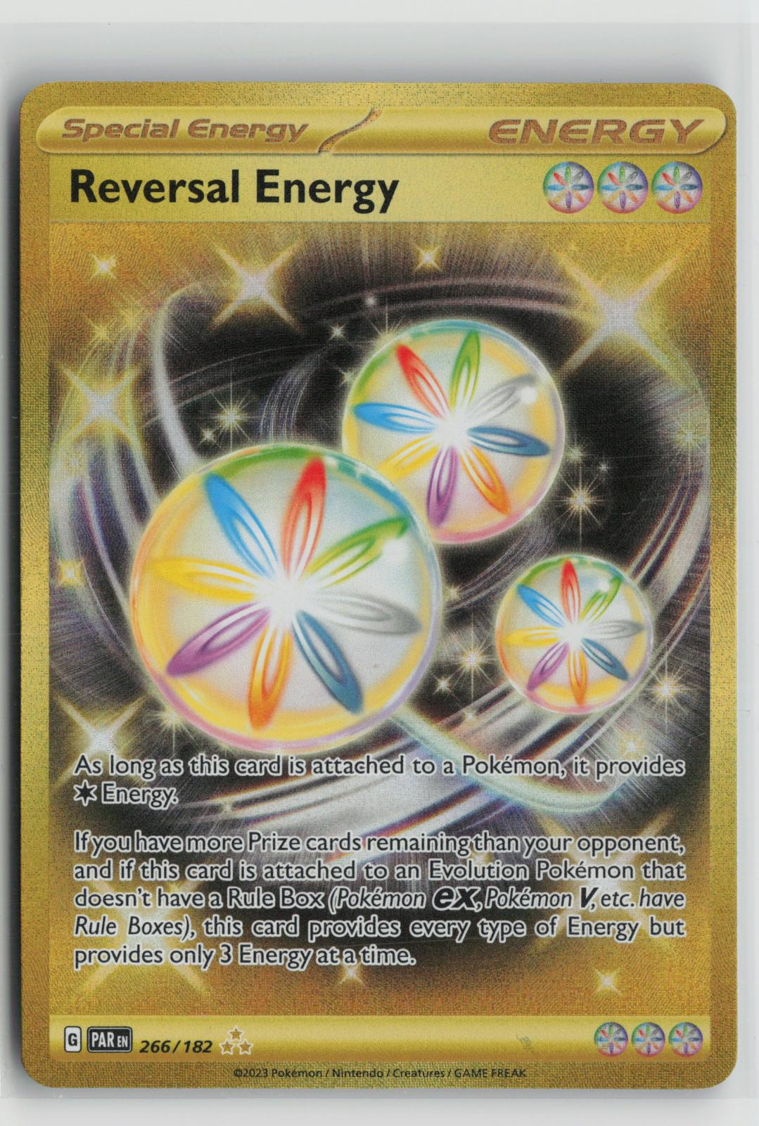 Reversal Energy 266/182 Hyper Rare Paradox Rift Pokemon Holo NM