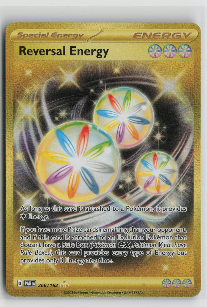Reversal Energy 266/182 Hyper Rare Paradox Rift Pokemon Holo NM0