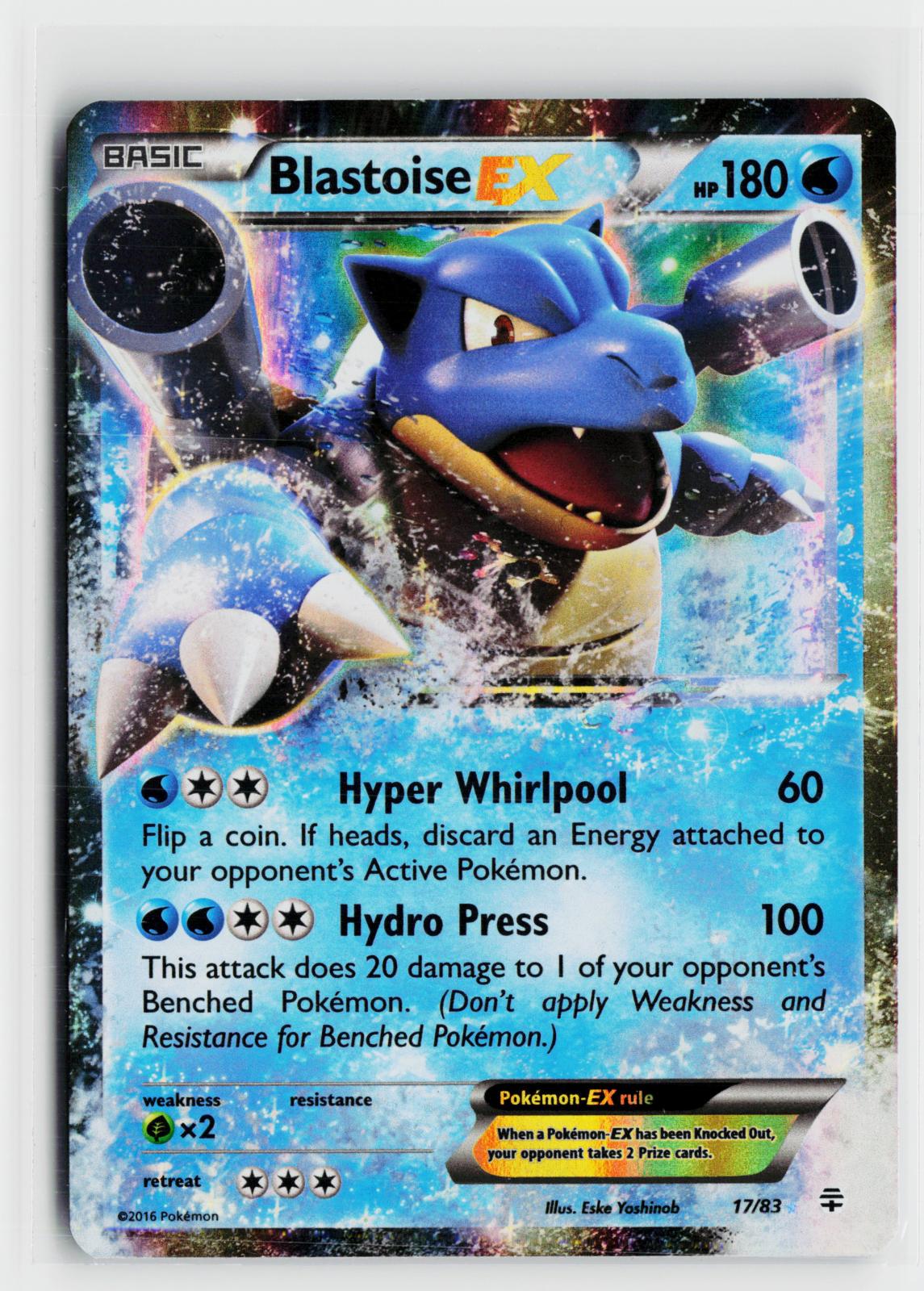 Blastoise EX 17/83 Generations NM Holo EX Rare Pokemon