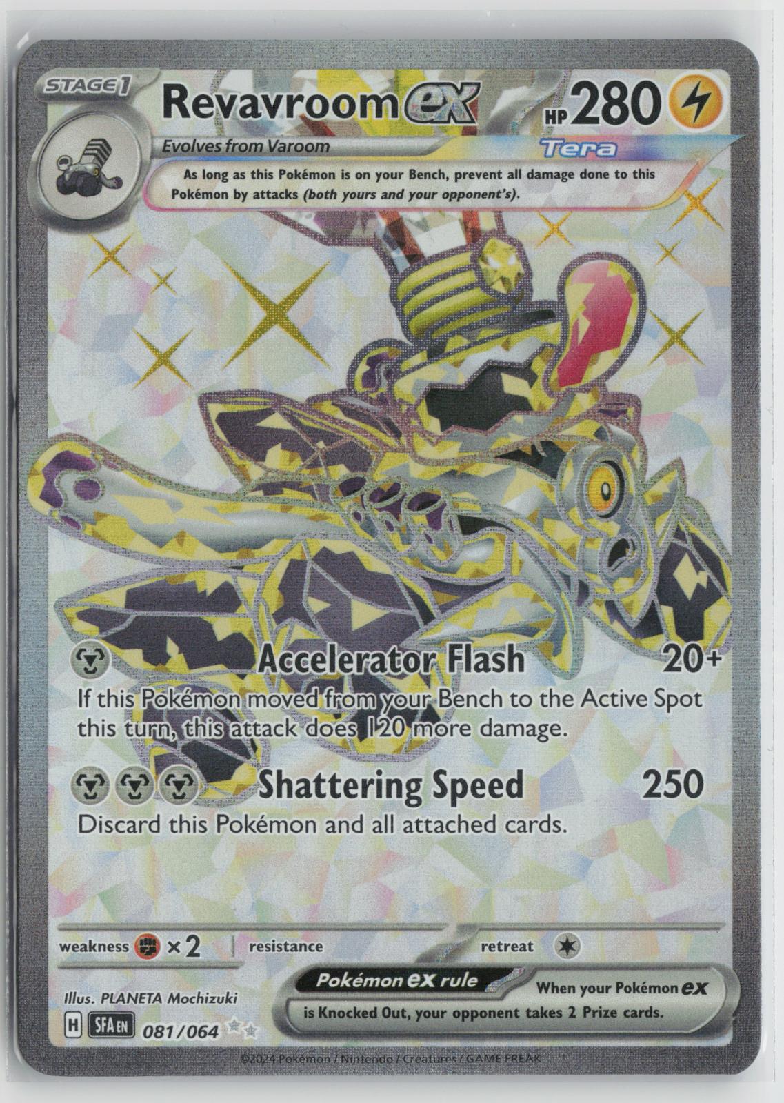 Revavroom ex 081/064 Ultra Rare Shrouded Fable Pokemon Holo NM