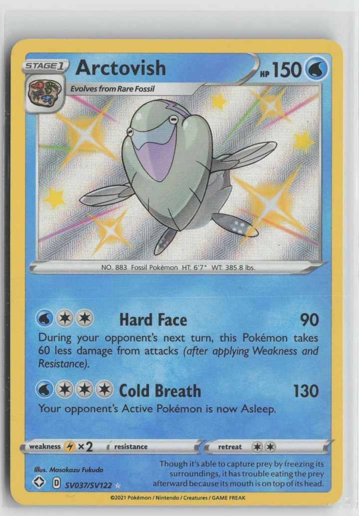 Arctovish SV037/SV122 Shiny Rare Shining Fates Shiny Vault Pokemon Holo NM0