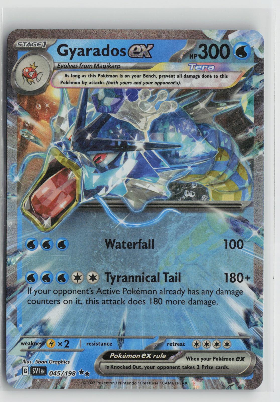 Gyarados ex 045/198 Double Rare Scarlet & Violet Pokemon Holo NM
