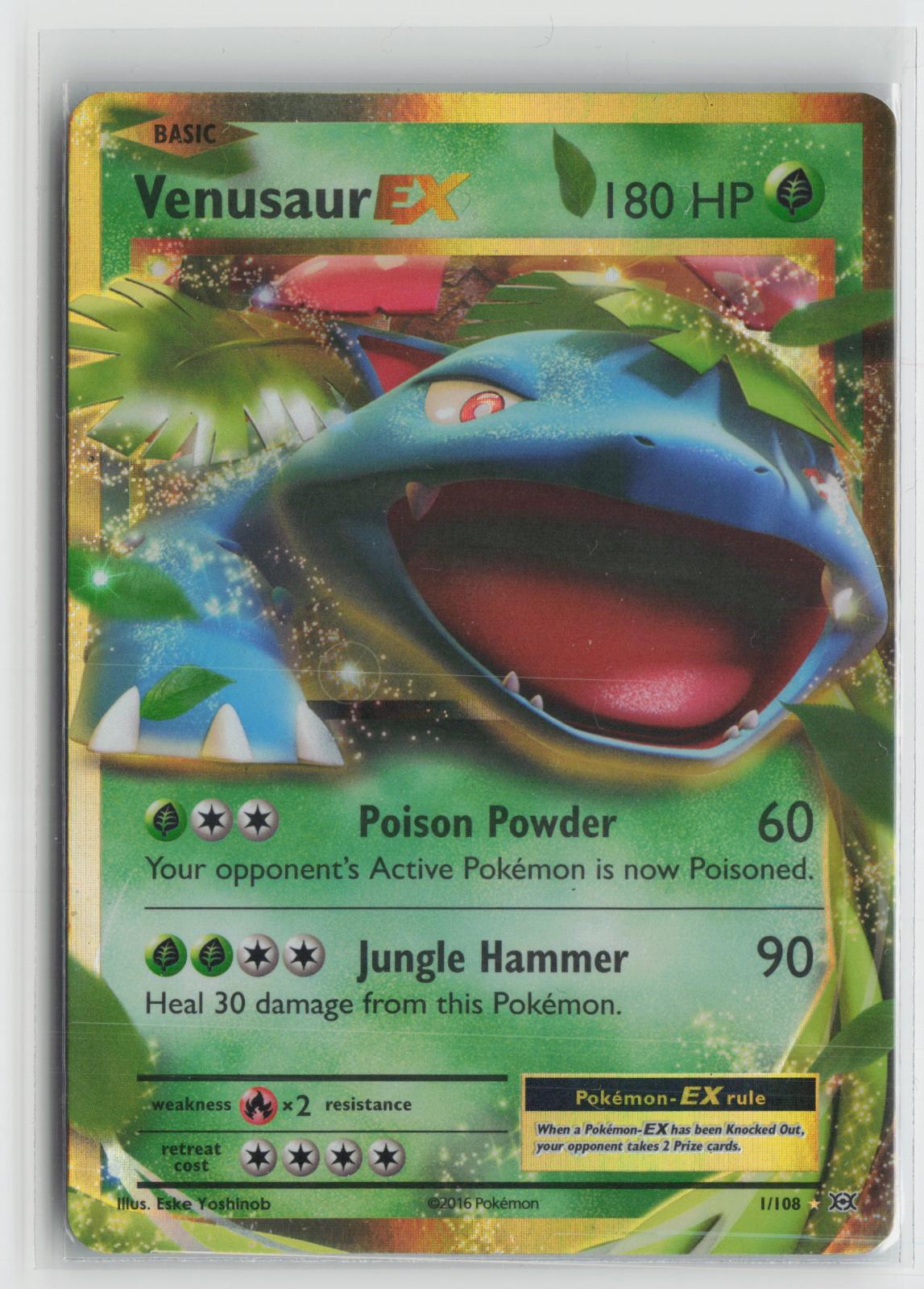 Venusaur EX 1/108 Holo EX Rare Evolutions Pokemon NM