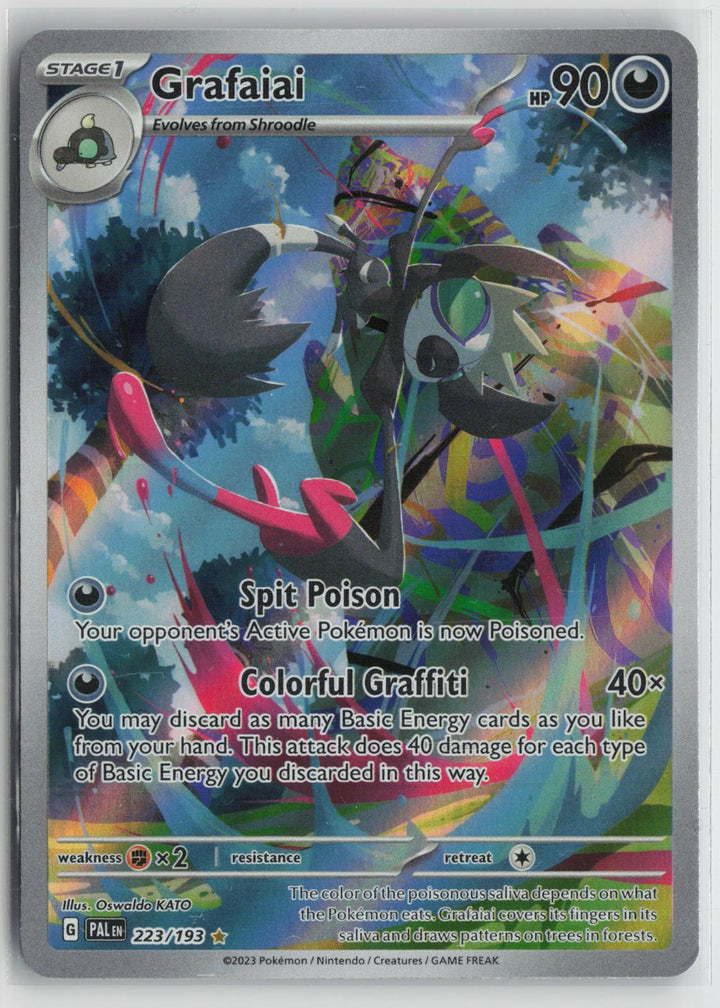 Grafaiai 223/193 Illustration Rare Paldea Evolved Pokemon Holo NM0
