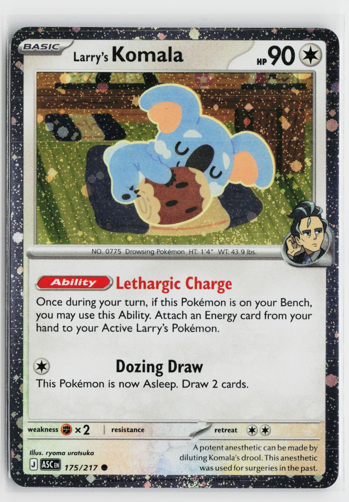 Larry's Komala 175/217 Ascended Heroes NM C Pokemon
