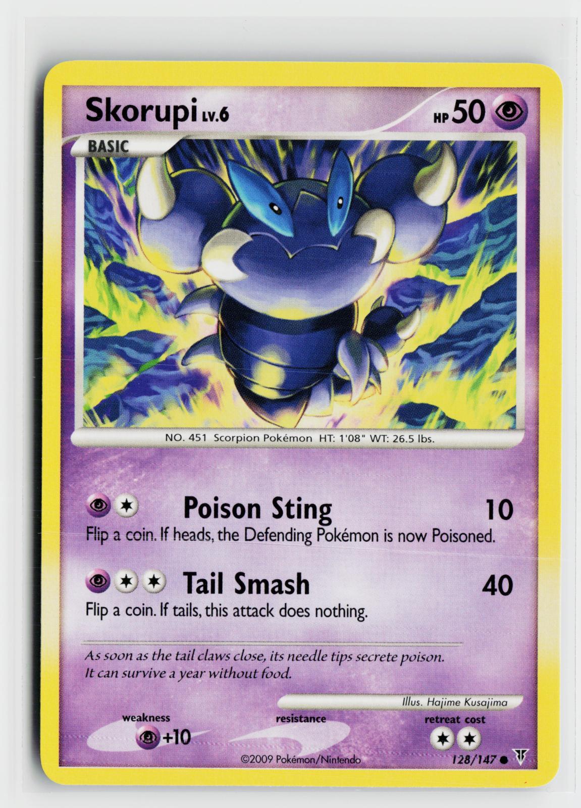 Skorupi 128/147 Supreme Victors NM C Pokemon