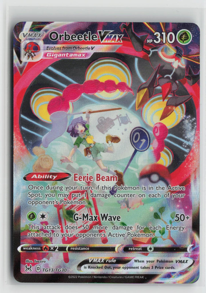 Orbeetle VMAX TG13/TG30 Lost Origin Trainer Gallery NM Holo VMAX Rare Pokemon0