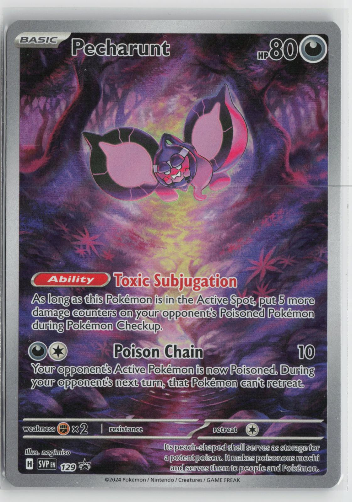 Pecharunt (Pokemon Center Exclusive) 129 Scarlet & Violet Promo NM Holo Pokemon