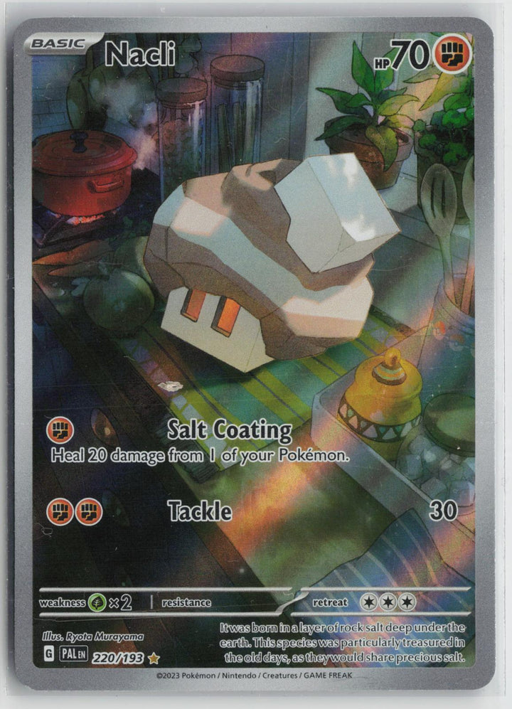 Nacli 220/193 Illustration Rare Paldea Evolved Pokemon Holo NM0