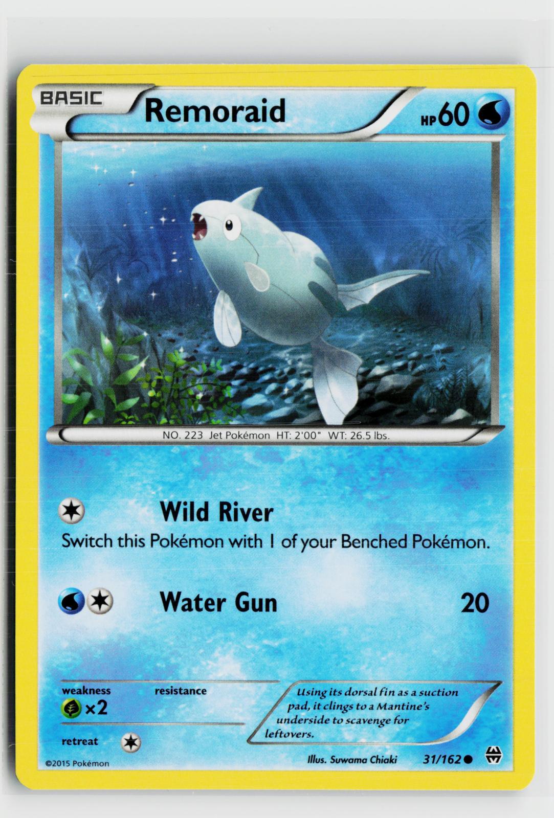 Remoraid 31/162 BREAKthrough NM C Pokemon