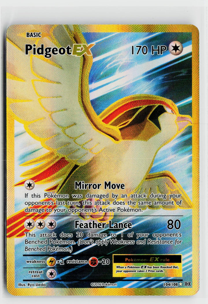 Pidgeot EX 104/108 Evolutions NM UR Holo Pokemon0