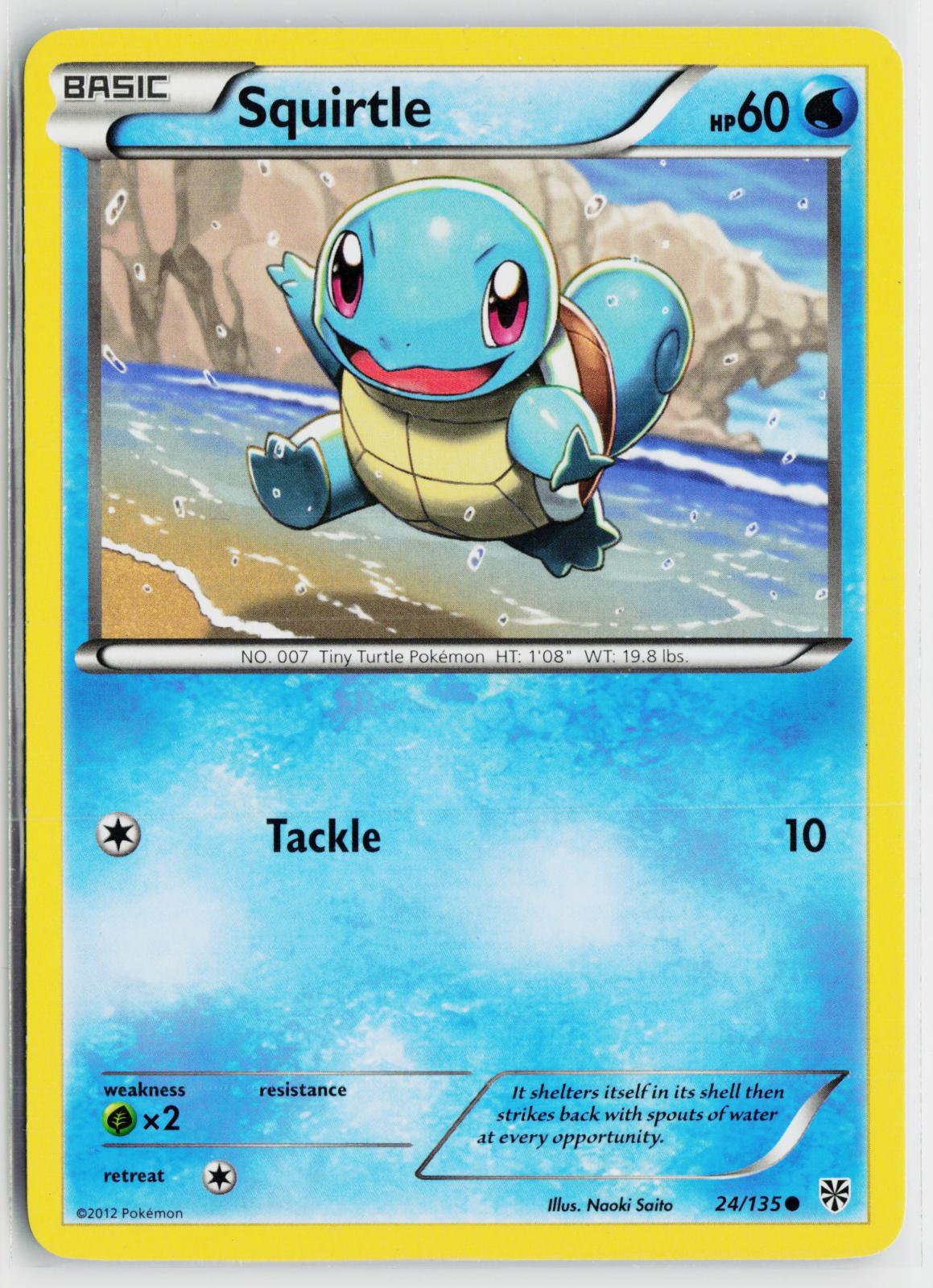 Squirtle 24/135 Plasma Storm NM C Pokemon